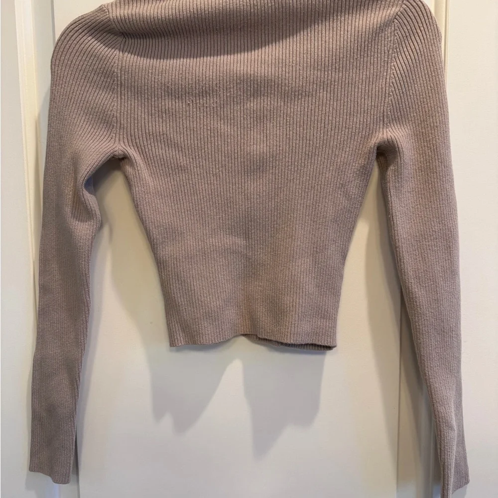 Abercrombie & Fitch Ribbed Knit Corset Style Sweater XS - Picture 4 of 4